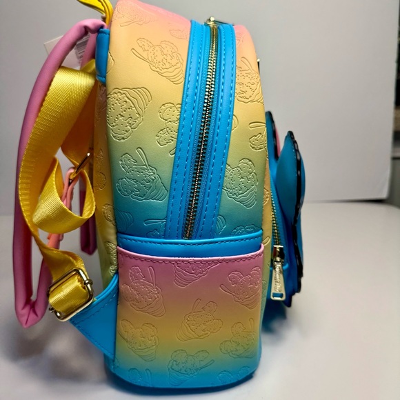 NWT. Loungefly Mickey Mouse Shaved Ice Loungefly Mini Backpack - Disney Eats. - Picture 7 of 13